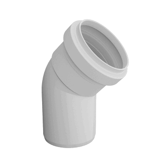 Joelho 45 PVC Esgoto