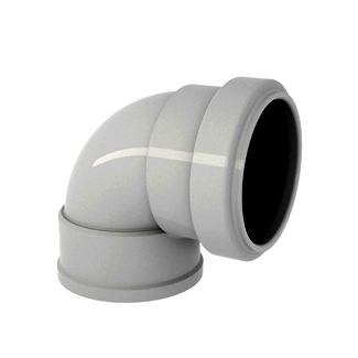 Joelho 90 PVC Esgoto com Anel
