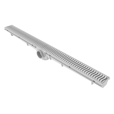 Ralo Linear 70 cm Grelha Branca