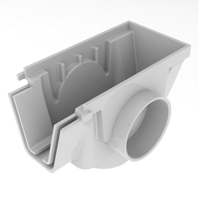 Terminal com Saidas Ralo Linear Branco