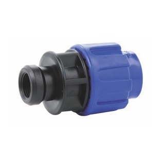 União Compressão Rosca Femea para PEAD